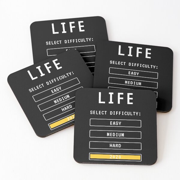 Item preview, Life Current Game Difficulty is 2020 Hard Mode designed and sold by RareLoot19.