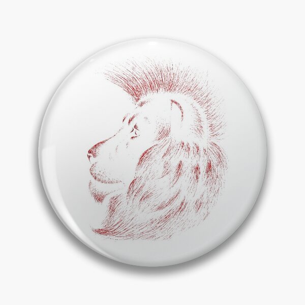 Item preview, Red Lion Line Art designed and sold by JTS STORE.