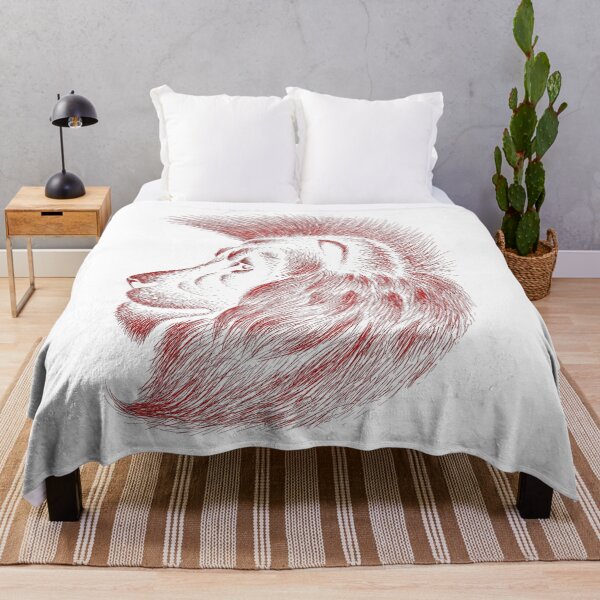 Item preview, Red Lion Line Art designed and sold by JTS STORE.