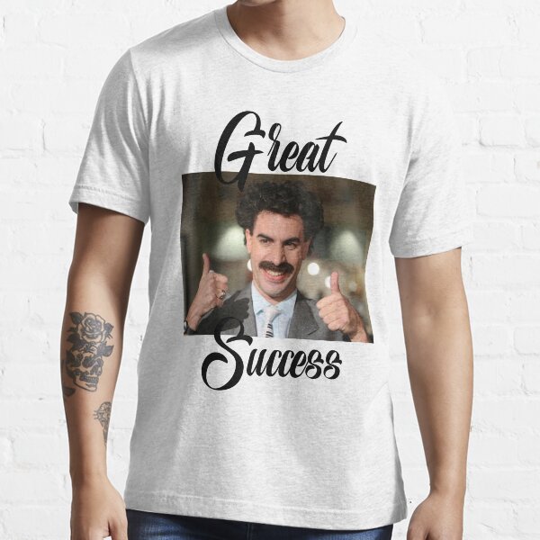 T-shirt Homme Borat Tribute RDESEDRTRE - 100% Coton, Coupe Classique, Couleur Noire