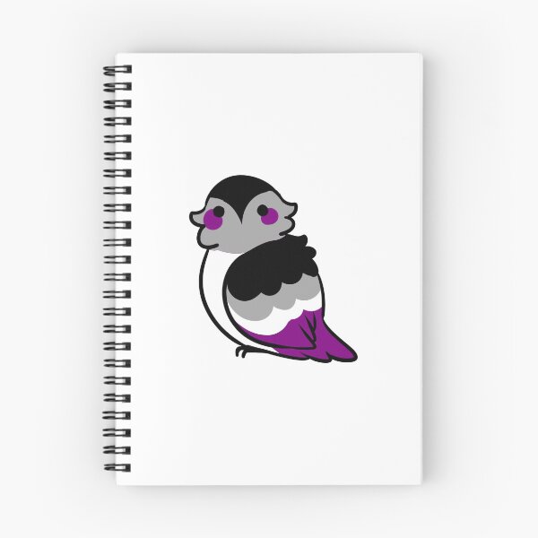 Item preview, asexual pride bird designed and sold by snowysaur.