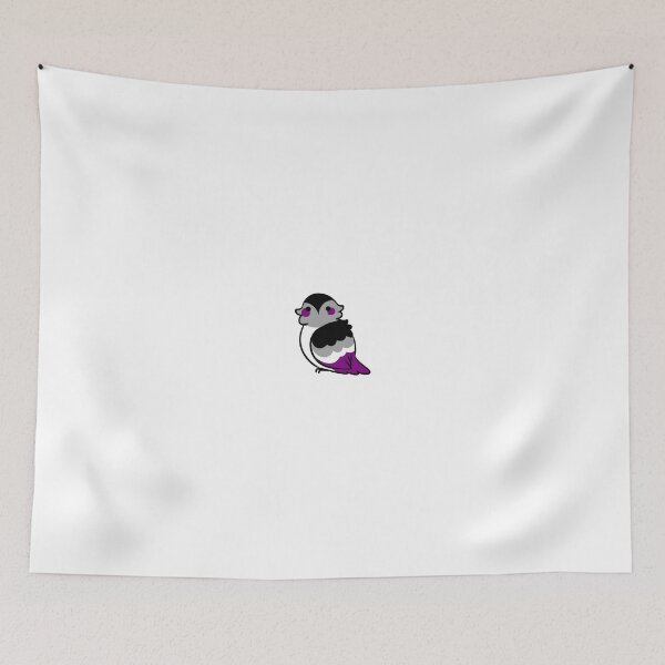 Item preview, asexual pride bird designed and sold by snowysaur.