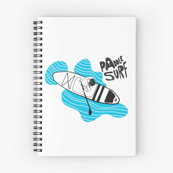 Item preview, Paddle surf drawing minimalist handmade surf surfing stand up paddle  designed and sold by Tropical Blood.