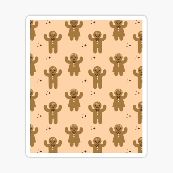 Item preview, Gingerbread Man and Woman Pattern  designed and sold by joabaj.