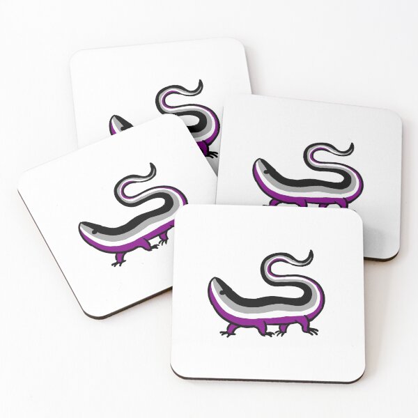 Item preview, asexual pride lizard designed and sold by snowysaur.
