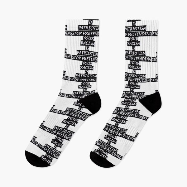 Item preview, STOP PRETENDING YOUR RACISM IS PATRIOTISM  designed and sold by Dahani-mo.
