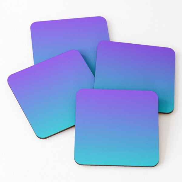 Item preview, Preppy Minimalist Aquamarine Blue Turquoise Purple Ombre designed and sold by IamTrending.