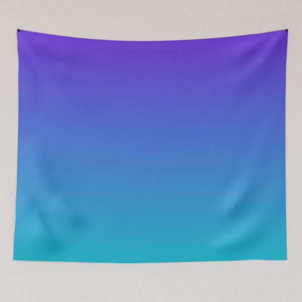 Item preview, Preppy Minimalist Aquamarine Blue Turquoise Purple Ombre designed and sold by IamTrending.