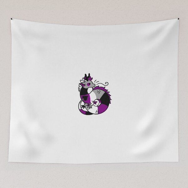 Item preview, asexual pride dragon designed and sold by snowysaur.
