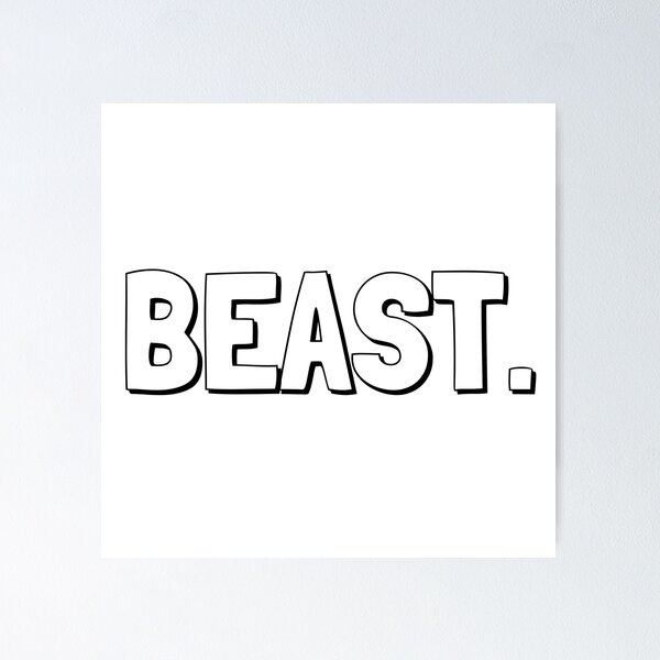 Item preview, BEAST. designed and sold by Worranarin.