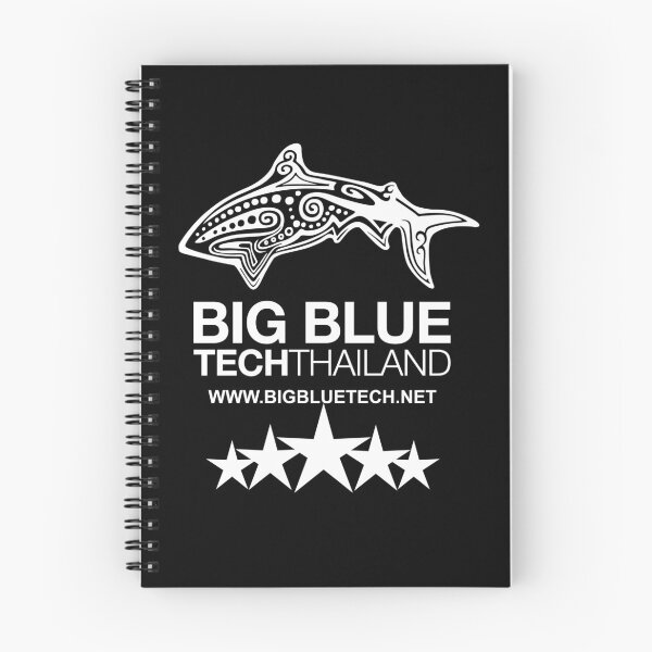 Item preview, Big Blue Tech Logo White designed and sold by BigBlueDiving.