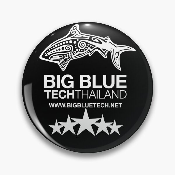 Item preview, Big Blue Tech Logo White designed and sold by BigBlueDiving.
