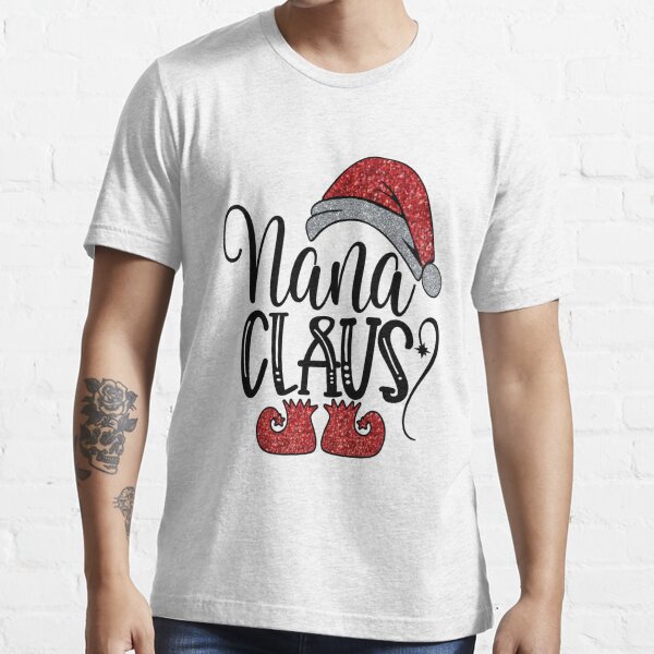 HIKO23 Nana Claus Long Sleeve Shirts for Women Christmas Vacation Tee Casual Crewneck Thin Graphic Sweatshirts 
