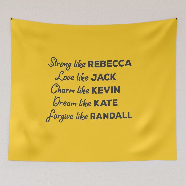 Item preview, This is us - Rebecca, Jack, Kevin, Kate, Randall designed and sold by silverhexagon.