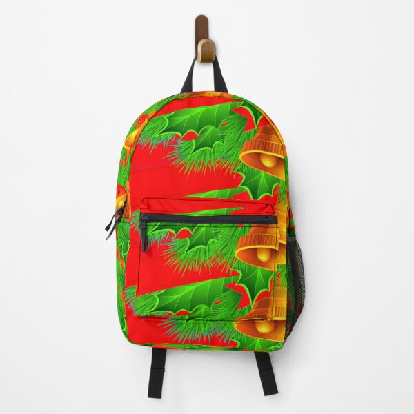 Item preview, MODERN ART RED HOLIDAY BELLS & GREEN HOLLY PATTERNS designed and sold by sharlesart.