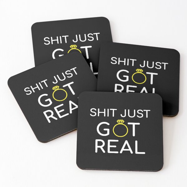 Item preview, The Engagement - Shit just Got Real designed and sold by NikStore.