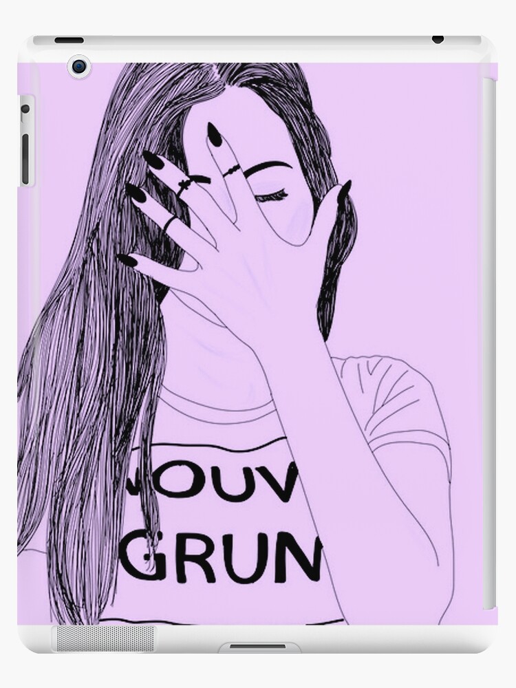 Grunge Girl Ipad Case Skin By Queenantonia Redbubble