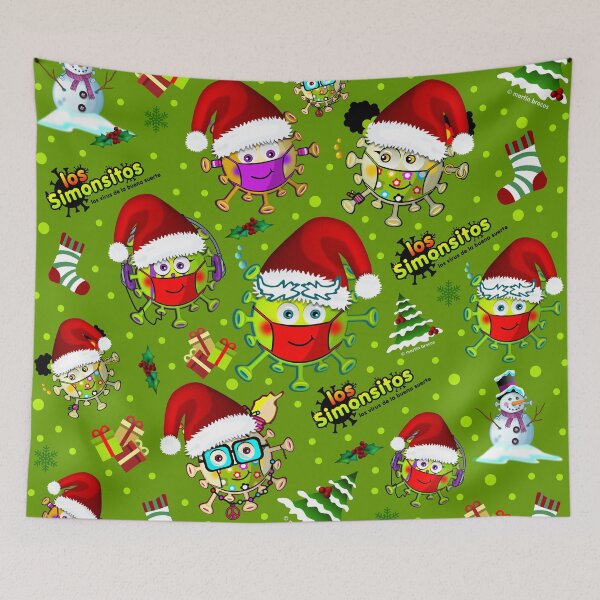 Item preview, the simonsitos at christmas with mask designed and sold by simonsitos.