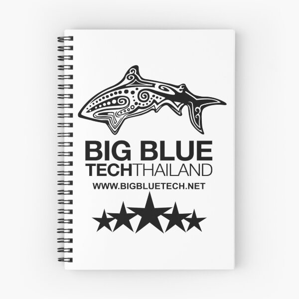 Item preview, Big Blue Tech Logo Black designed and sold by BigBlueDiving.