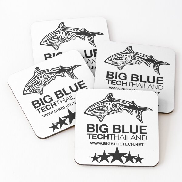 Item preview, Big Blue Tech Logo Black designed and sold by BigBlueDiving.
