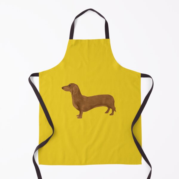 Item preview, Painted Dachshund on Yellow designed and sold by Kittys-Art.