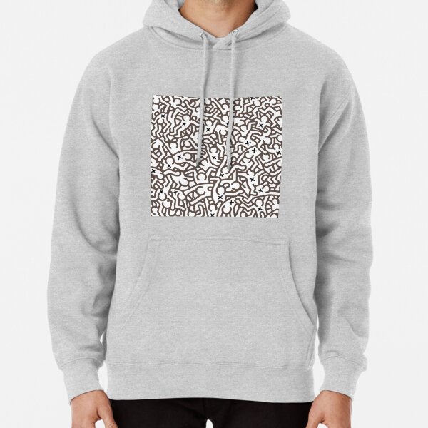 Variation 49 de Keith Haring Sweat à capuche épais