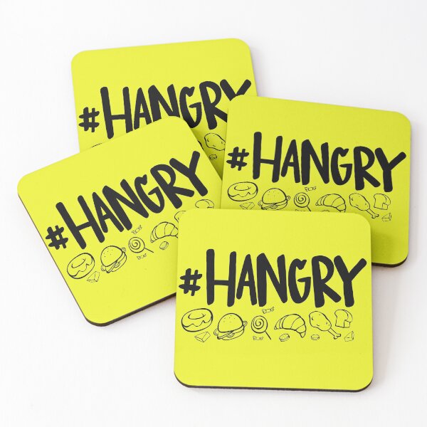 Item preview, Hangry(Hungry) Text Art for foodies designed and sold by Urbo Panda.