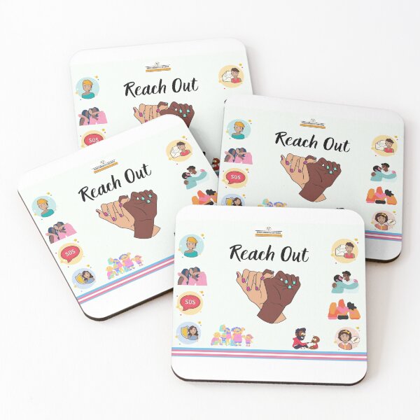 Reach Out Coasters (Set of 4)