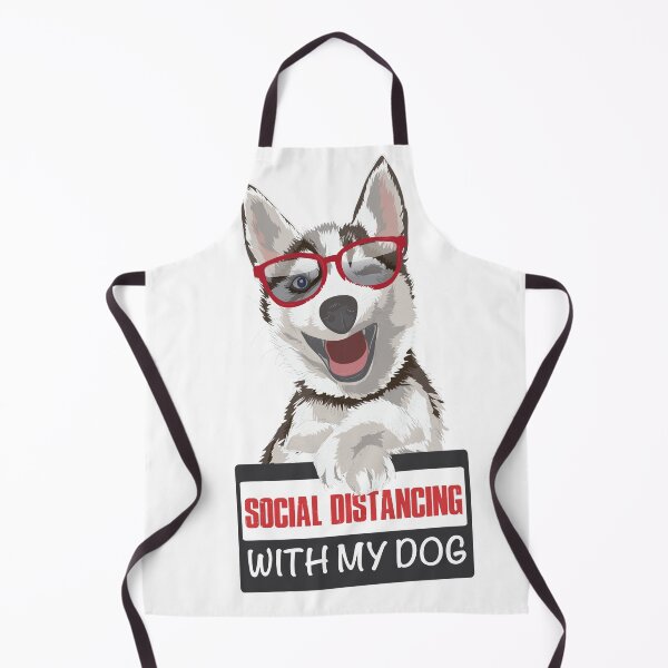 Item preview, Social distancing with my dog designed and sold by NekoTshirt.