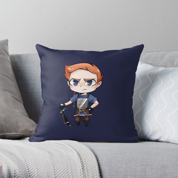 Darl, the Monster Slayer - Ananias Throw Pillow