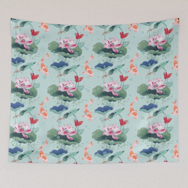 Item preview, Jade Blue Lotus Pond designed and sold by Felix Felicis.
