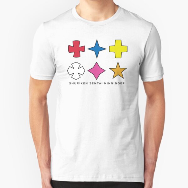 Ninninger Helmet Shurikens Slim Fit T-Shirt