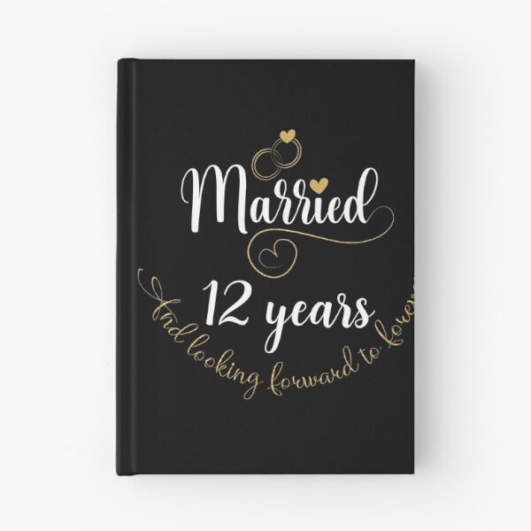 Item preview, Married 12 Years And Looking Forward To Forever Cute Couples graphic designed and sold by Grabitees.