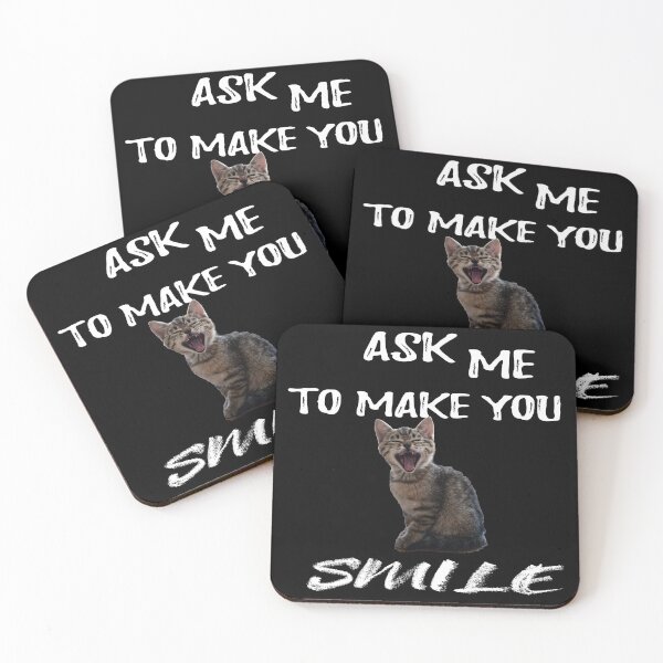 Item preview, ask me to make you smile designed and sold by joy81.