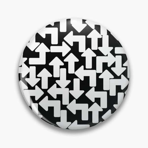 Item preview, Preppy Modern Black and White Abstract Arrow Pattern designed and sold by IamTrending.