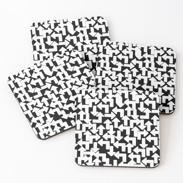Item preview, Preppy Modern Black and White Abstract Arrow Pattern designed and sold by IamTrending.