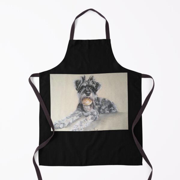 Item preview, Miniature Schnauzer with ball designed and sold by Merlinsmates.