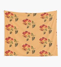 flowers and leaves Wall Tapestry