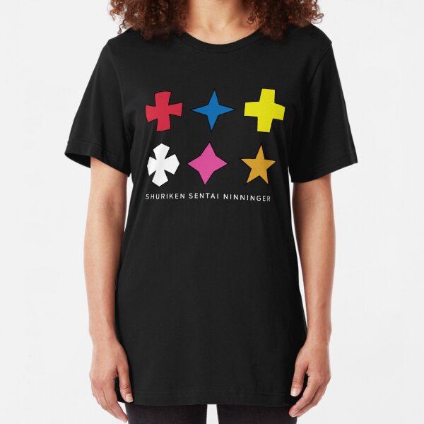 Ninninger Helmet Shurikens Slim Fit T-Shirt