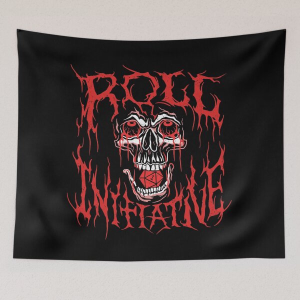 Item preview, Roll Initiative - D20 Death Metal designed and sold by MaratusFunk.