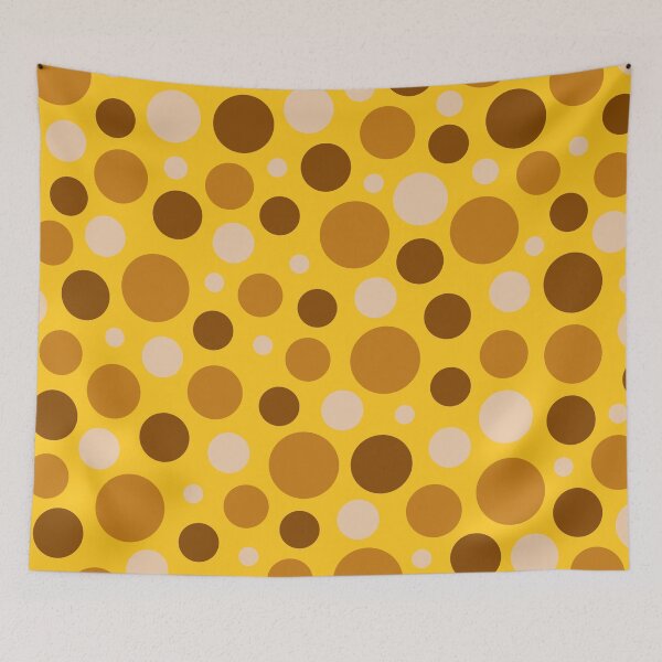 Item preview, Yellow and Brown Polka Dots designed and sold by ckylin.