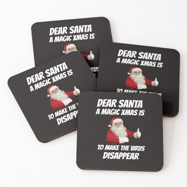 Item preview,  DEAR SANTA A MAGIC XMAS IS TO MAKE THE VIRUS DISAPPEAR designed and sold by GILLES VAZIRI.