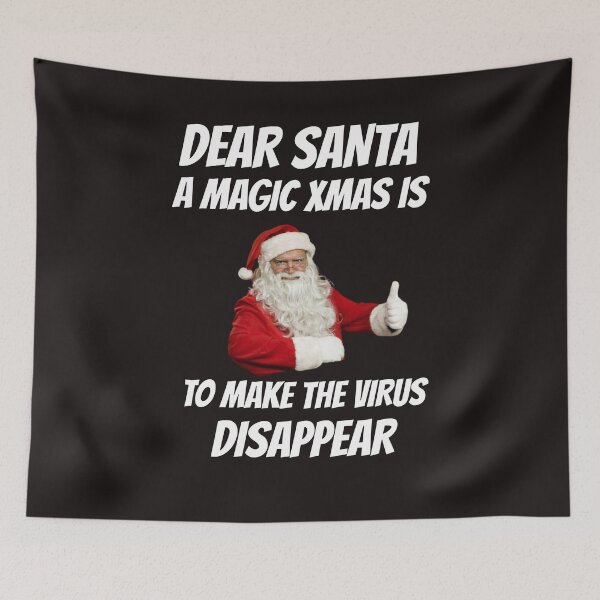 Item preview,  DEAR SANTA A MAGIC XMAS IS TO MAKE THE VIRUS DISAPPEAR designed and sold by GILLES VAZIRI.