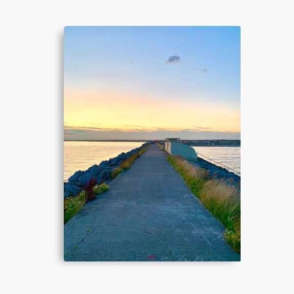 Bull Wall at dusk Canvas Print