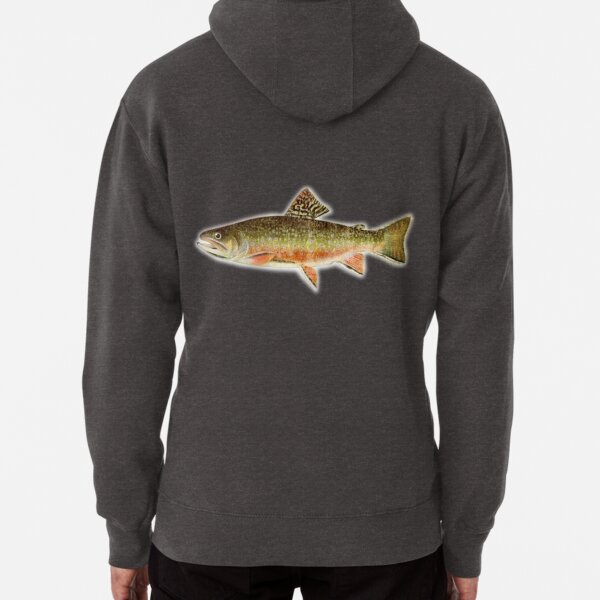 vintage trout Pullover Hoodie