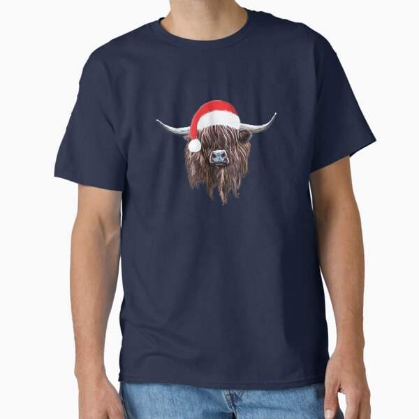 Item preview, Scottish Highland Cow Christmas Santa Hat designed and sold by brodyquixote.