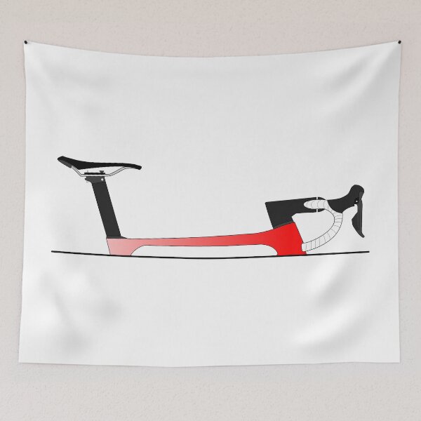 Item preview, Red Hot Modern Road Bicycle Top Section designed and sold by RabeDesigns.