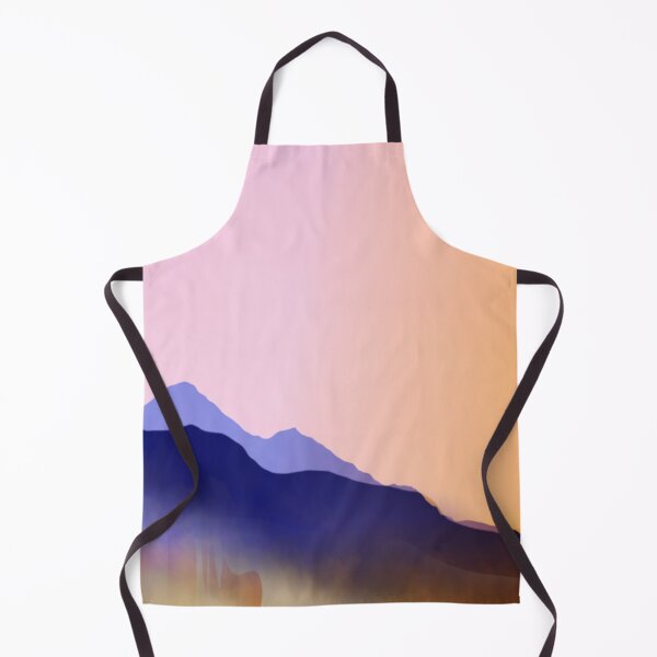 Item preview, Landscape of orange mountains at sunrise Digiart designed and sold by cachaldora.
