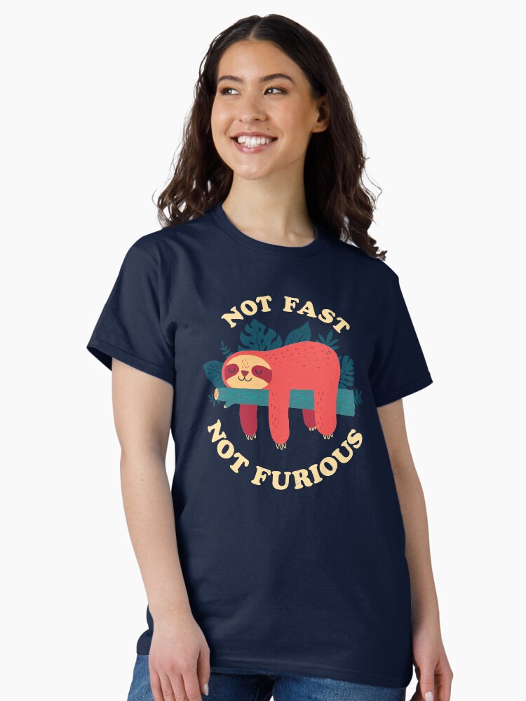 Thumbnail 1 of 7, Classic T-Shirt, Not Fast, Not Furious designed and sold by DinoMike.