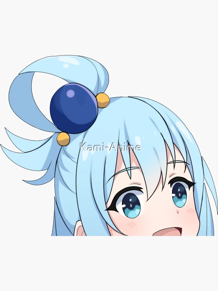 Konosuba Aqua Anime Decal